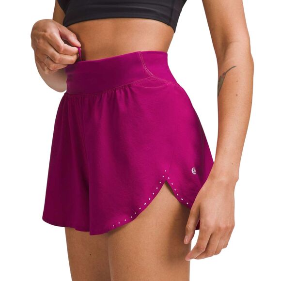 Lululemon Fast & Free Reflective High-Rise Classic-Fit Short 3" *Magenta Purple - Picture 1 of 9